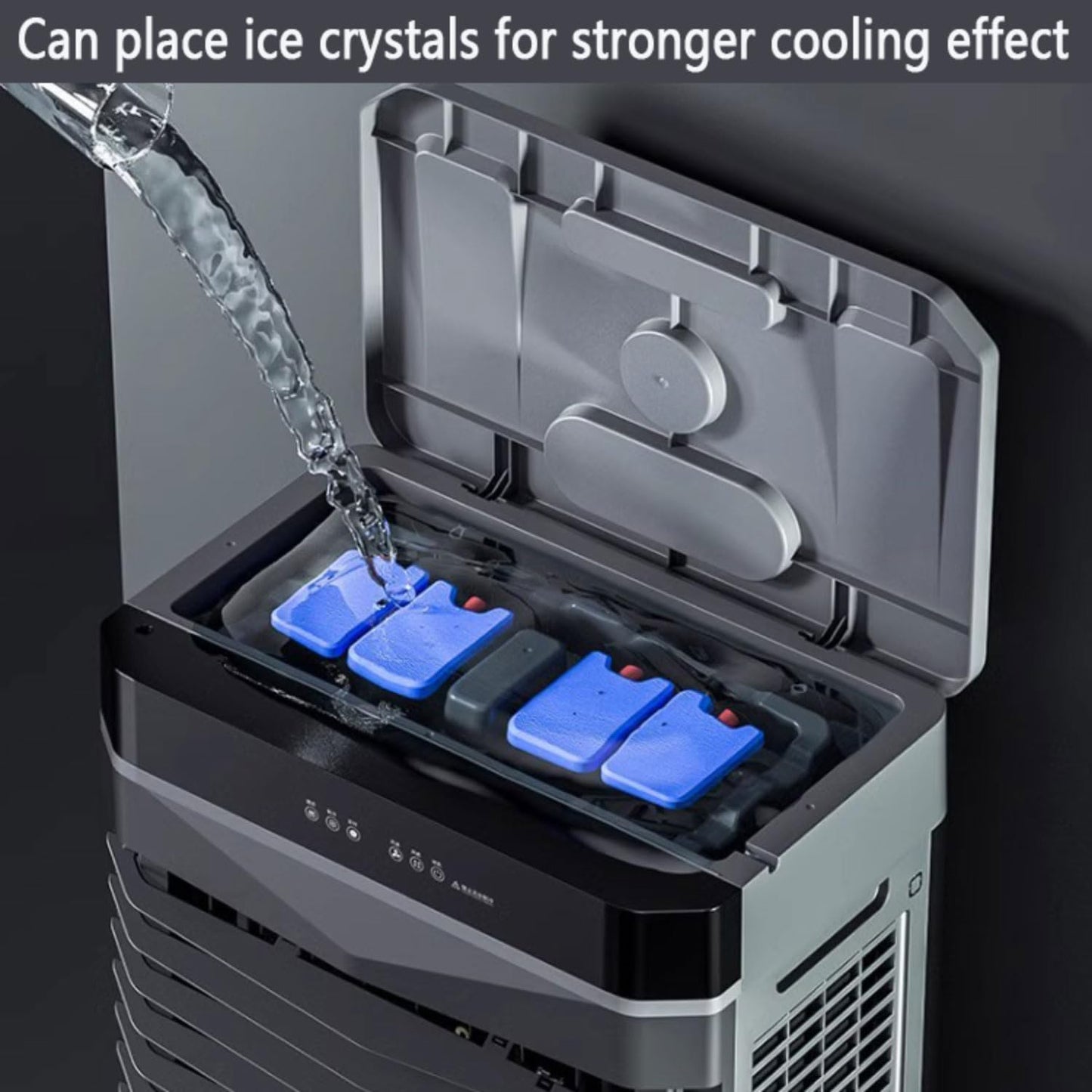 Climatizador Evaporativo Portátil 50 L con Control Remoto, Oscilación de 120°, Temporizador de 12 Horas y 3 Modos – Sin Tubo de Escape