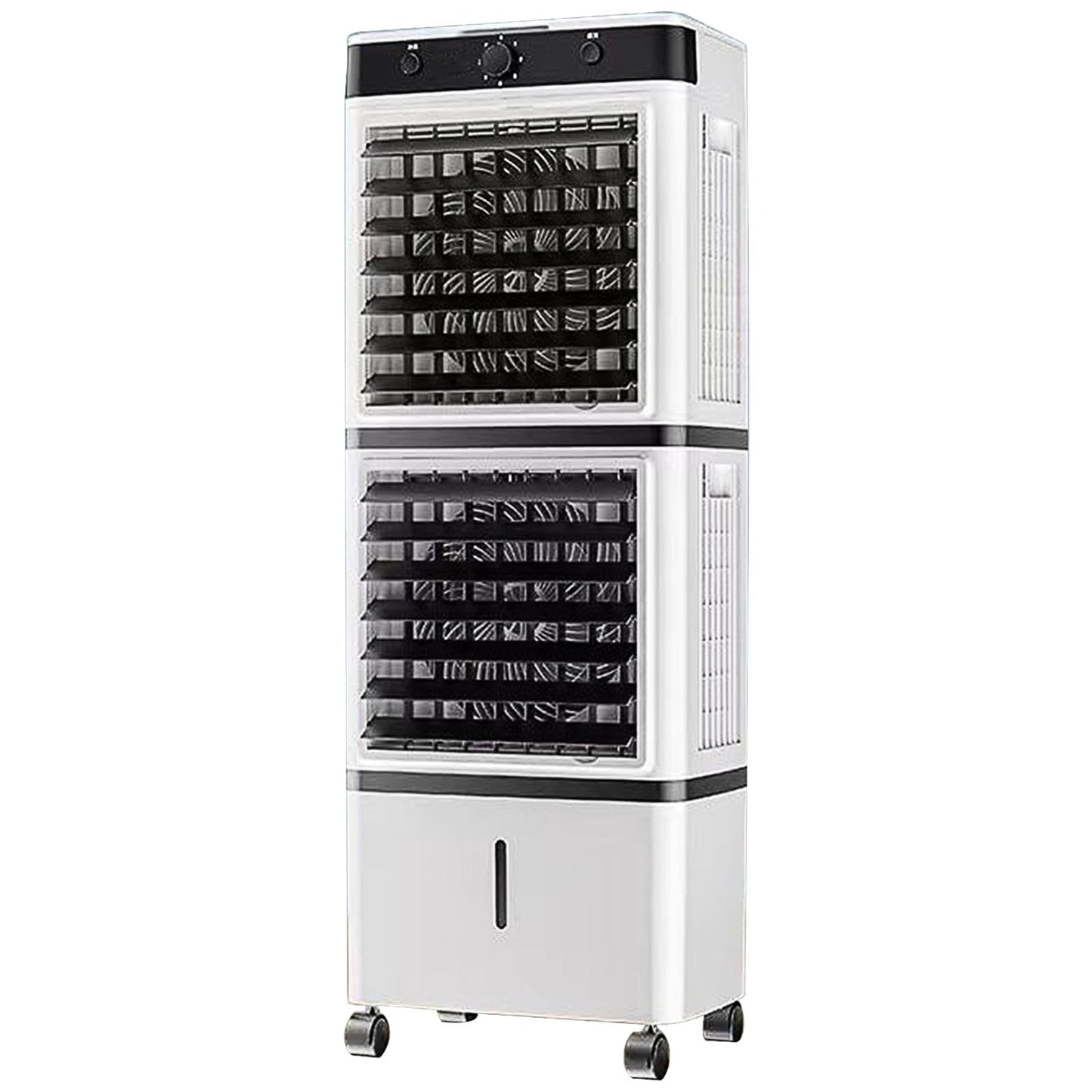Climatizador Evaporativo GMBAYUE – Aire Acondicionado Portátil con Control Remoto, 3 Velocidades, Temporizador de 12 Horas y Tanque de 14 L, Ideal para Habitaciones y Oficinas
