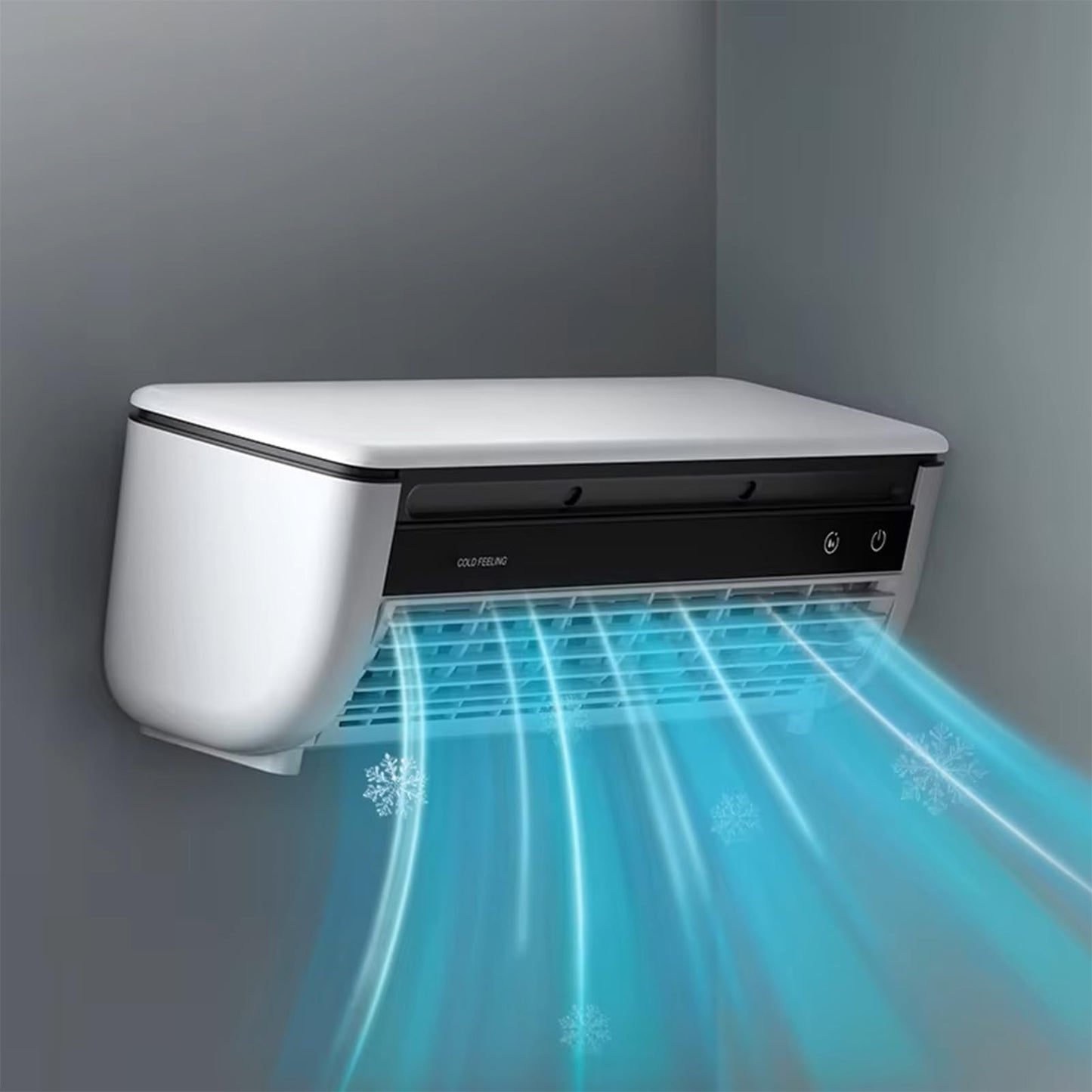Ventilador Portátil con Función de Aire Acondicionado – 3 Velocidades, Modo Silencioso, Carga Inalámbrica y Filtro Extraíble, Ideal para Hogar, Oficina y Viajes